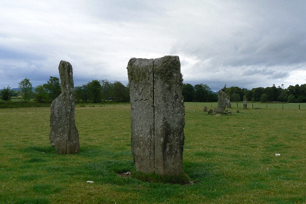 De menhirs van Lady Glassary Wood, Schotland