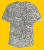 T-shirt megalithic patern Newgrange