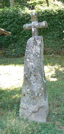 Christianized standing stone, France