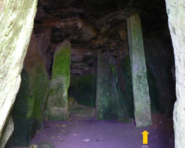 'Calendar monolith' inside 'Cairn-L', Loughcrew