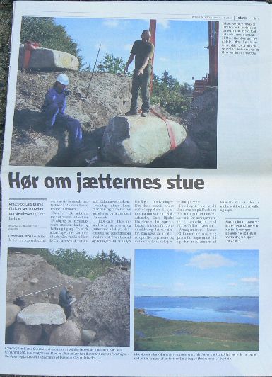 Restoring Thusbjerg, newspaper-article - 20 November 20, 2010