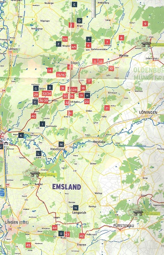 Detail map Emsland