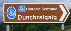 Wegwijze Historic Scotland